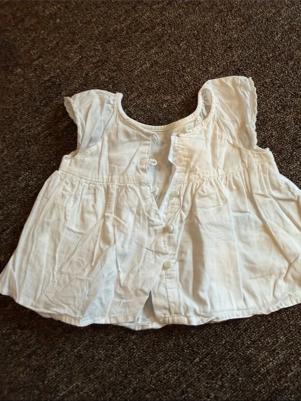 Ralph Lauren baby White Embroidered Top with Pink Floral Leggings set